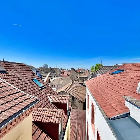 Belle Etoile - Rooftop & Hammock - Center Mulhouse